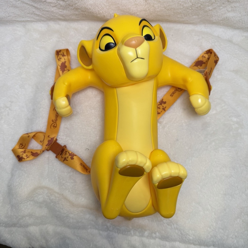 Disney Parks Lion King Baby Simba Popcorn Bucket w/ Strap Animal Kingdom